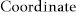 Coodinate